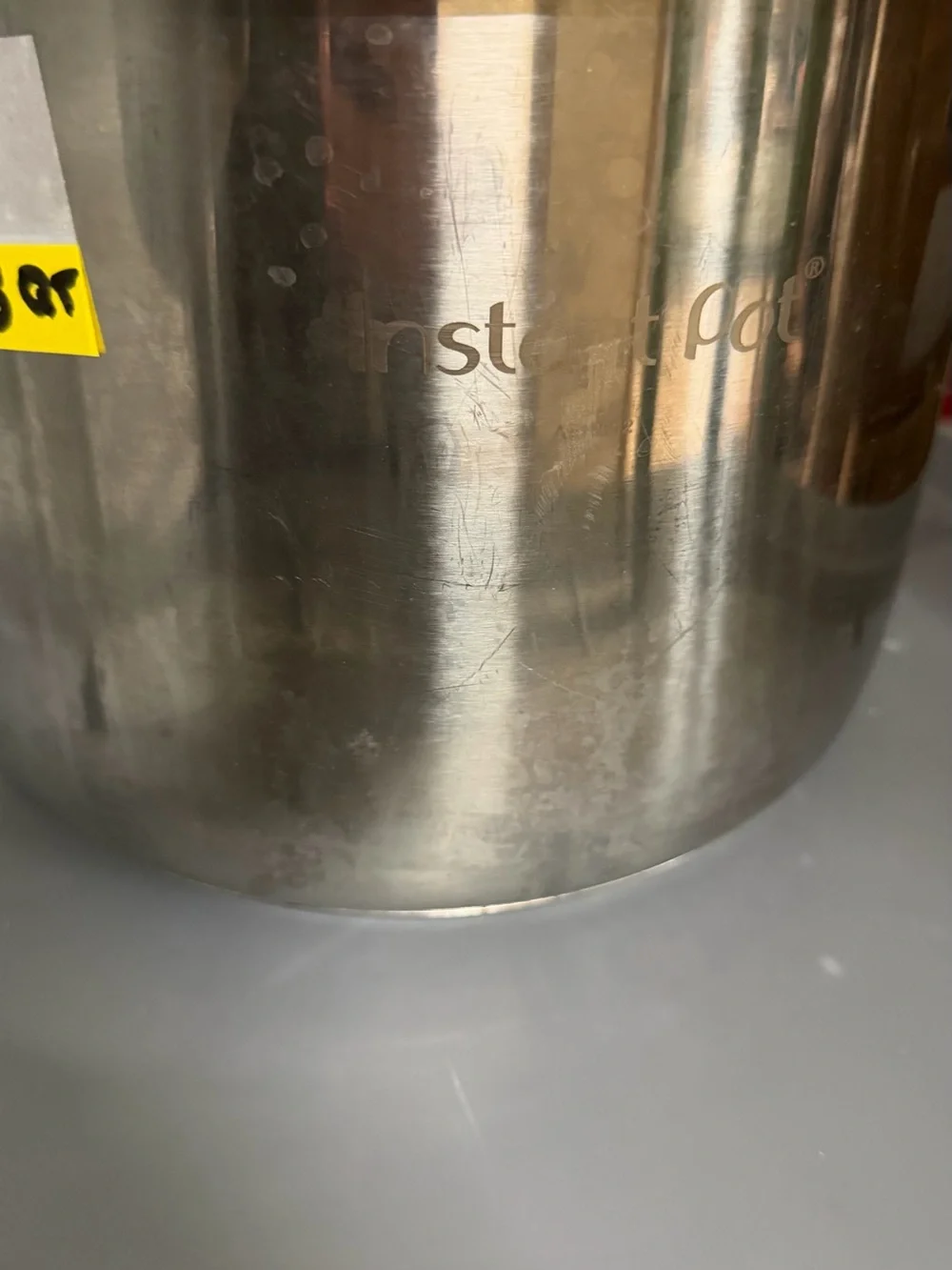 Stainless Steel Instant Pot Liner- Silver Finish 8qt slight wear on bottom
